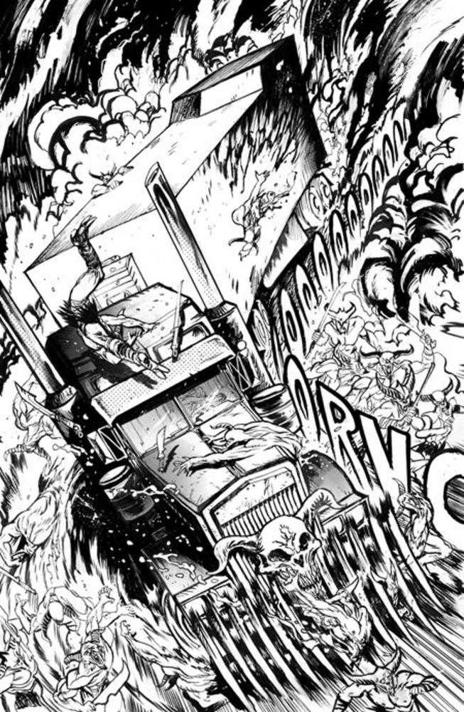 Big Rig #1 1:25 Cover H Daniel Warren Johnson Bw Variant