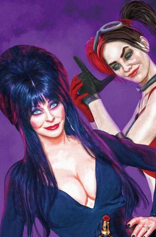 Harley Quinn X Elvira #1 1:20 Cover S Mark Spears Full Art Variant