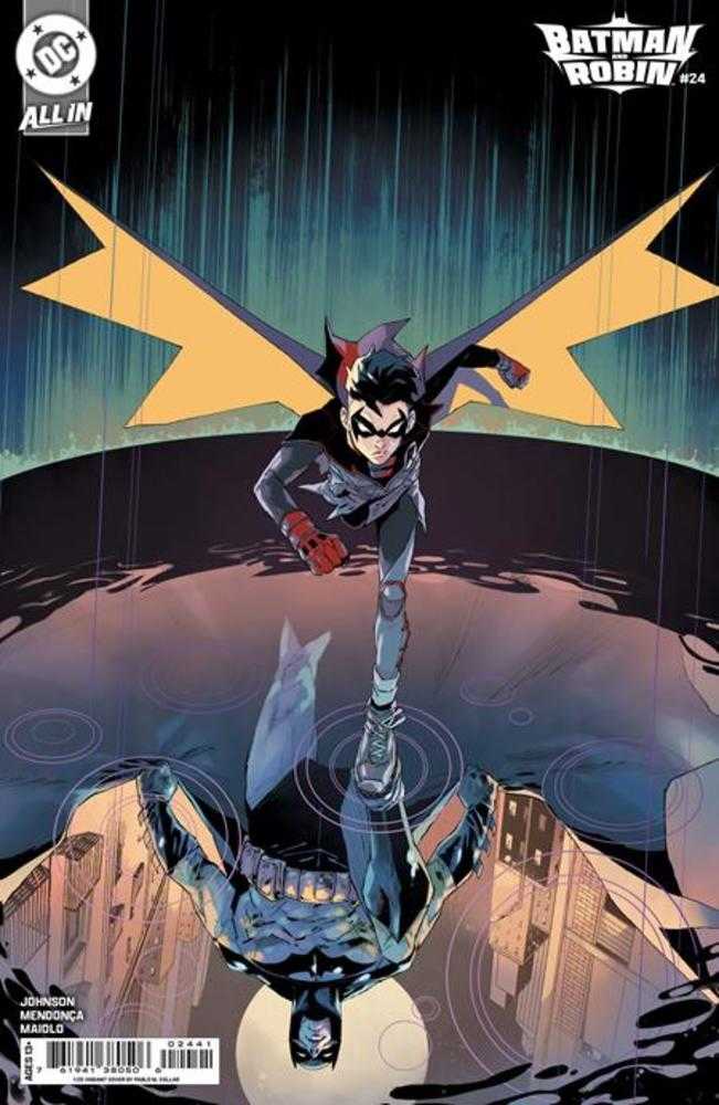 Batman And Robin #24 1:25 Cover D Pablo M Collar Card Stock Variant