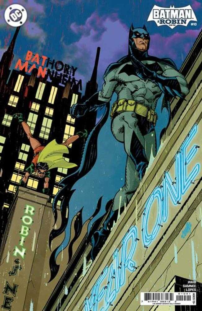 Batman & Robin Year One #10 (Of 12) 1:25 Cover D Cully Hamner Card Stock Variant