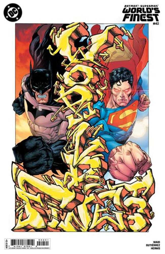 Batman Superman Worlds Finest #42 1:25 Cover D Mario Foccillo Card Stock Variant