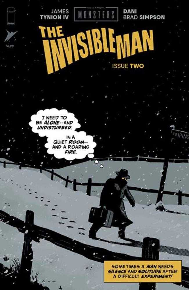 Universal Monsters The Invisible Man #2 (Of 4) 1:10 Cover C David Aja Pulp Variant
