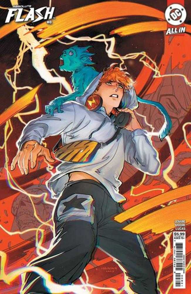 Absolute Flash #8 Cover B Haining Card Stock Variant