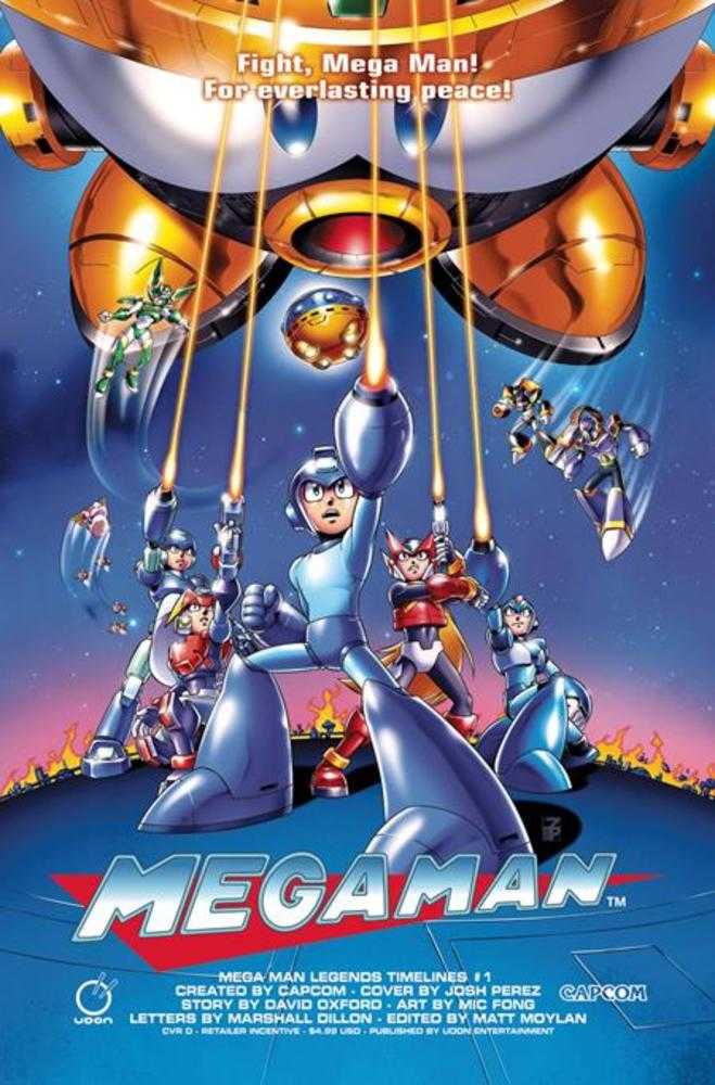 Mega Man Legends Timelines #1 (One Shot) 1:5 Cover D Josh Perez Variant