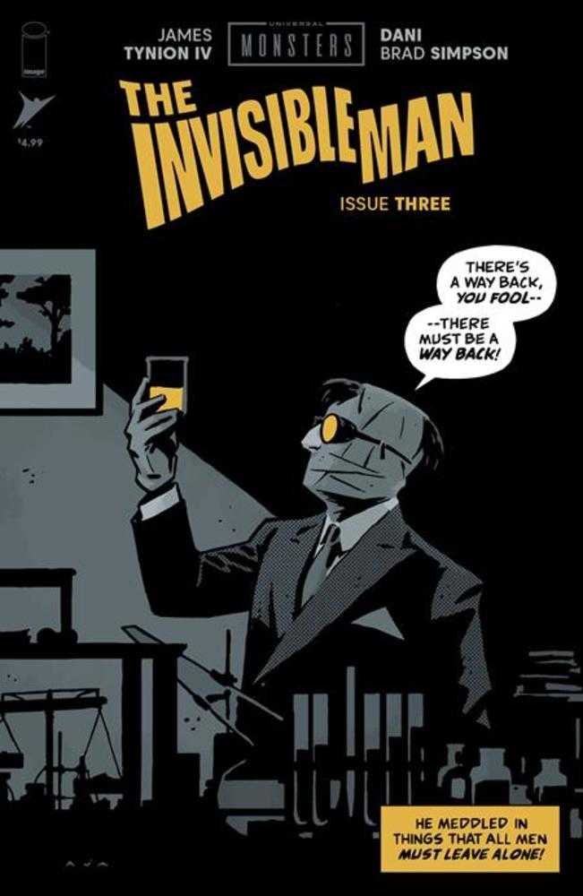 Universal Monsters The Invisible Man #3 (Of 4) 1:10 Cover C David Aja Pulp Variant