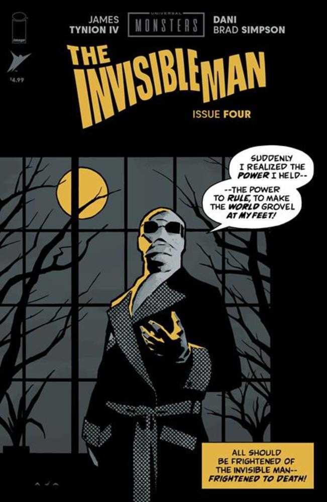 Universal Monsters The Invisible Man #4 (Of 4) 1:10 Cover C David Aja Pulp Variant