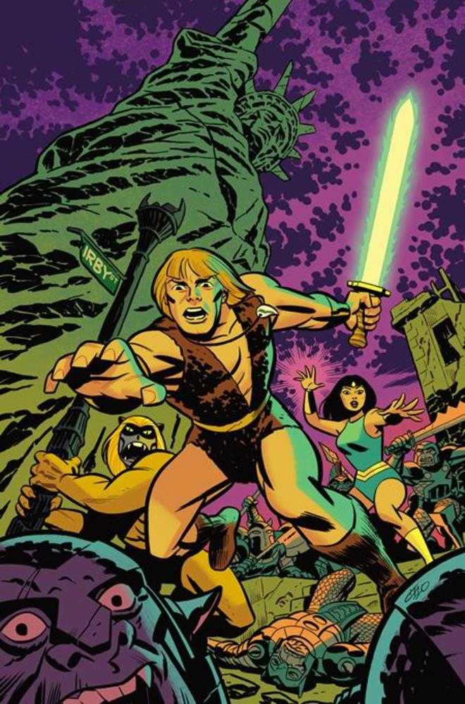 Thundarr The Barbarian #1 1:10 Cover L Michael Cho Foil Full Art Variant