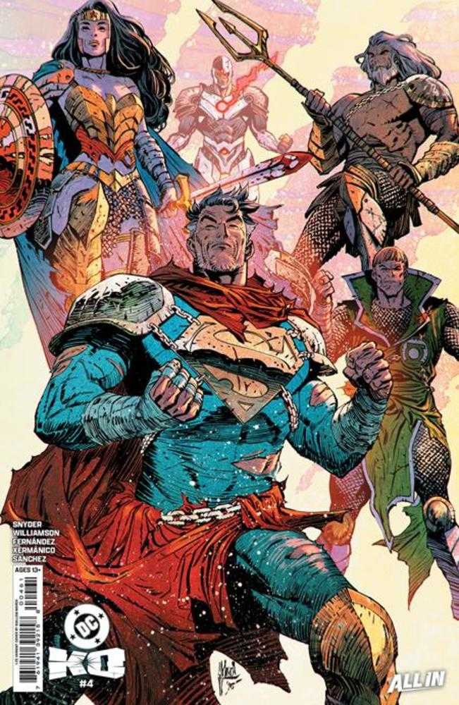 DC K.O. #4 (Of 5) 1:25 Cover K Guillem March Card Stock Variant