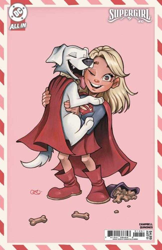 Supergirl #10 Cover E Chrissie Zullo Valentines Day Card Stock Variant