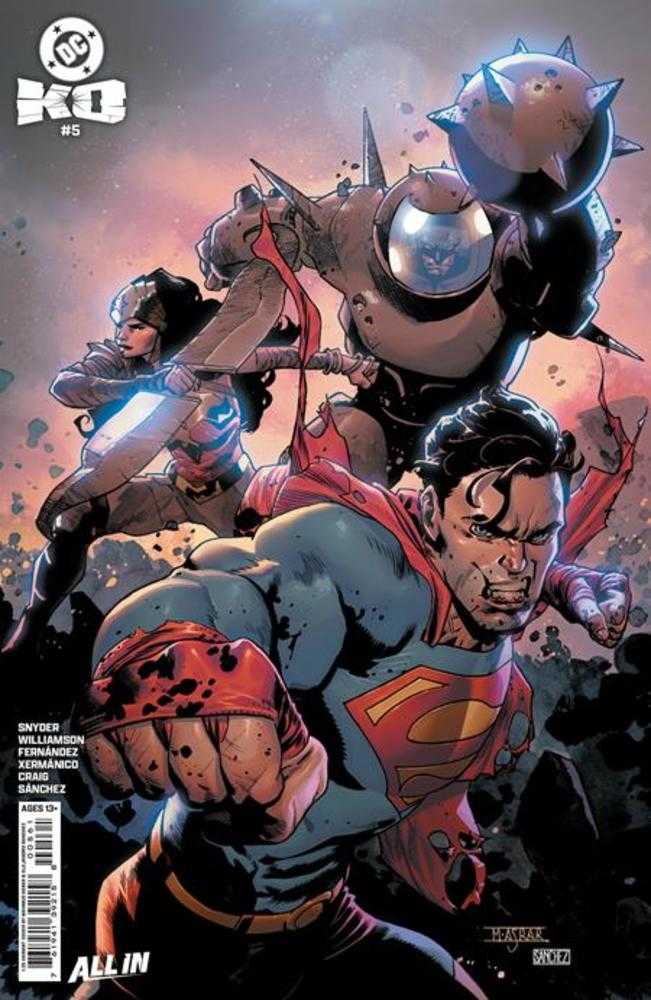 DC K.O. #5 (Of 5) 1:25 Cover K Mahmud Asrar Card Stock Variant