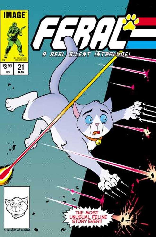 Feral #21 1:25 Cover D Tony Fleecs & Trish Forstner G.I. Joe Homage Variant
