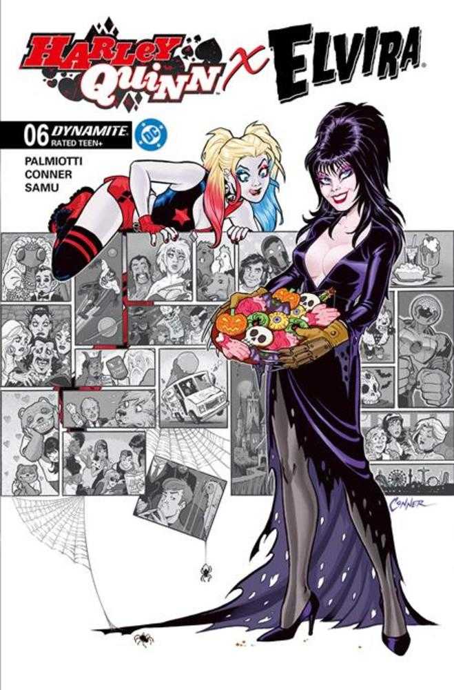 Harley Quinn X Elvira #6 1:10 Cover H Amanda Conner Cookies Variant