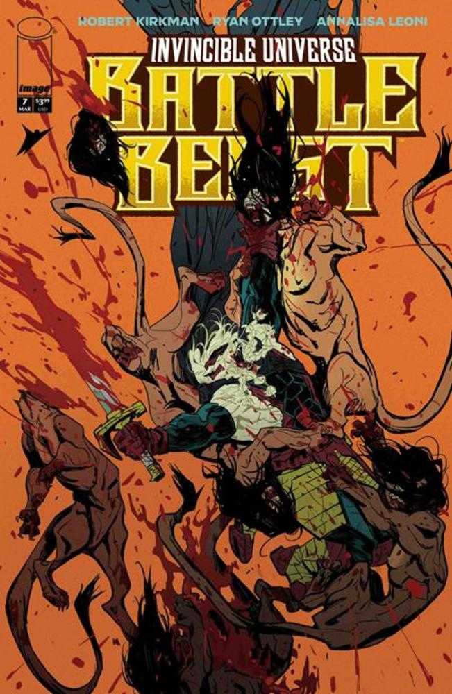 Invincible Universe Battle Beast #7 1:25 Cover D Rossi Gifford Variant