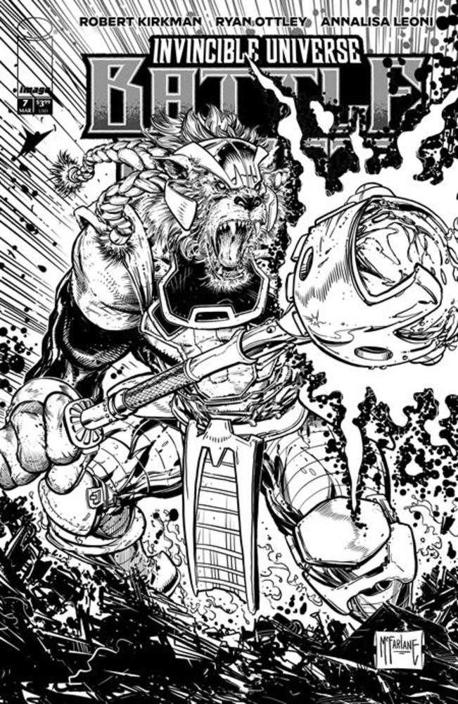 Invincible Universe Battle Beast #7 1:75 Cover F Todd McFarlane Variant