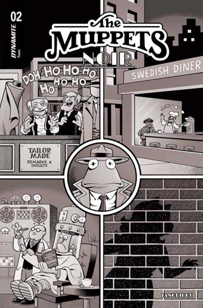 Muppets Noir #2 1:15 Cover E Roger Langridge Line Art Variant