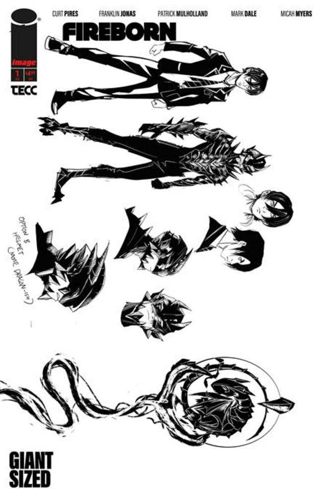 Fireborn #1 1:15 Cover F Patrick Mulholland Design Variant