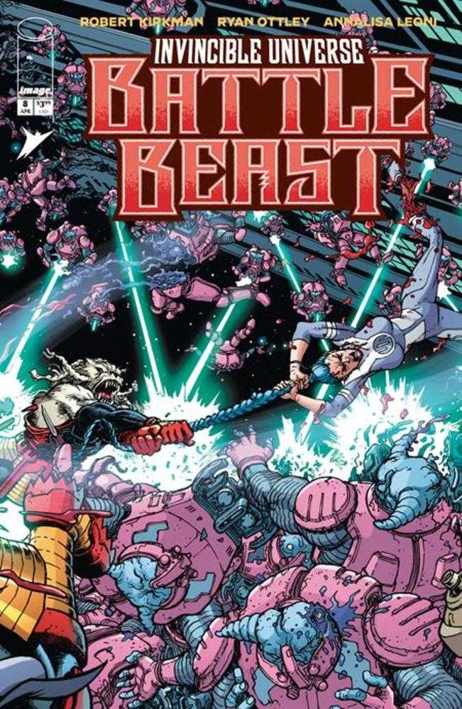 Invincible Universe Battle Beast #8 1:10 Cover C Chris Burnham & Brian Reber Variant
