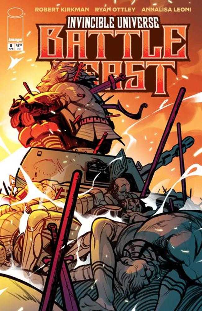 Invincible Universe Battle Beast #8 1:50 Cover E Baldemar Rivas Variant