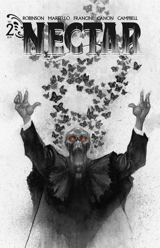 Nectar #2 1:30 Cover D Jonathan Wayshak Black & White Full Art Variant