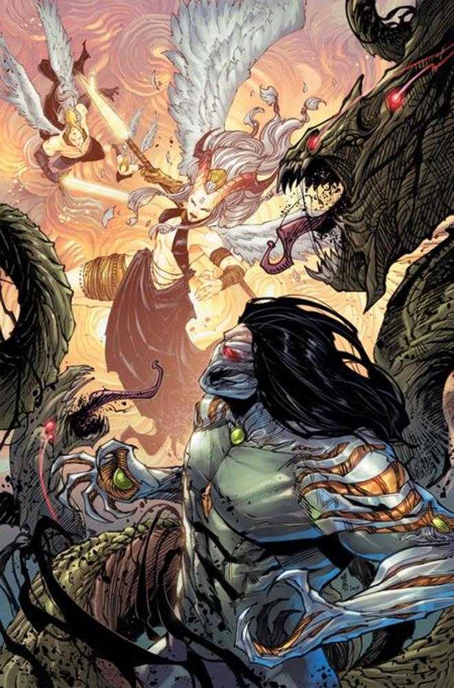 Darkness vs Angelus (One Shot) 1:10 Cover C Giuseppe Cafaro & Arif Prianto Full Art Variant