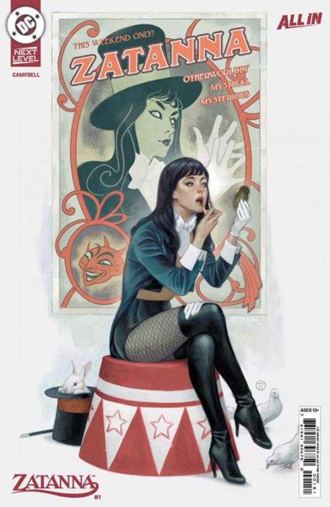 Zatanna (2026) #1 1:25 Cover G Julian Totino Tedesco Card Stock Variant