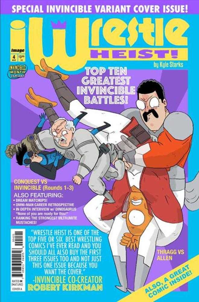 Wrestle Heist #4 (Of 5) Cover B Kyle Starks Invincible Team Up Variant (Mature)