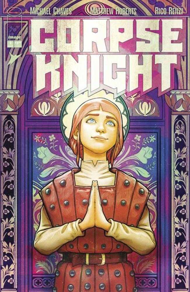 Corpse Knight #2 (Of 6) 1:25 Cover D Nimit Malavia Stained Glass Variant (Mature)