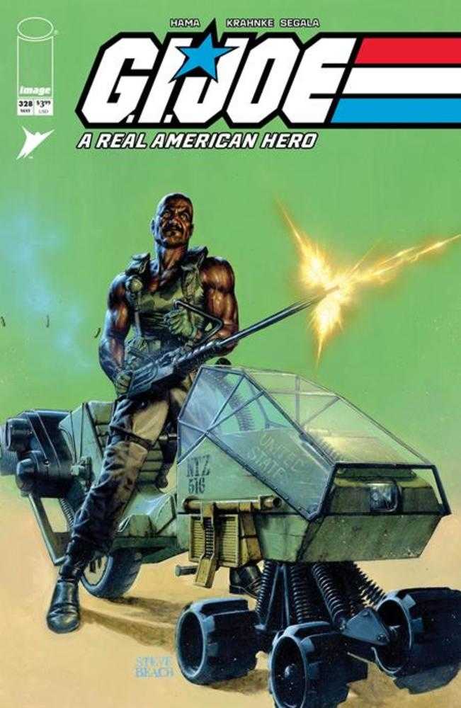 G.I. Joe A Real American Hero #328 1:10 Cover C Steve Beach Gears Of Joe Variant