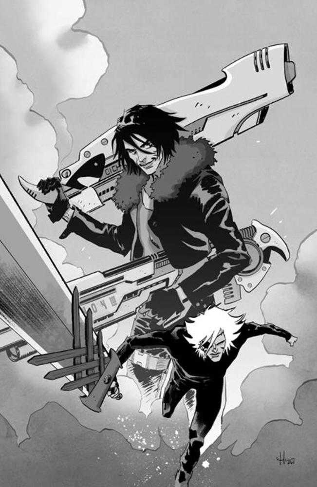 Lost Fantasy #10 1:15 Cover C Luca Casalanguida Black & White Variant (VF/NM)