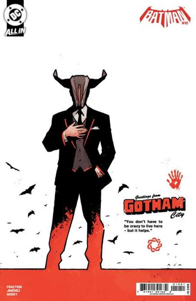 Batman #10 1:25 Cover F David Aja Card Stock Variant