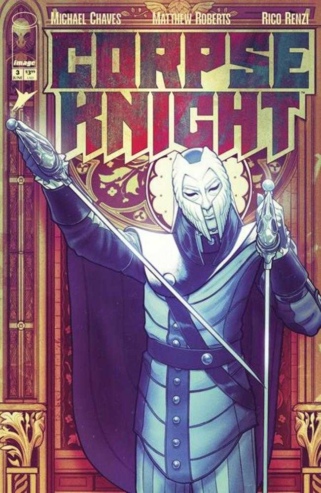 Corpse Knight #3 (Of 6) 1:25 Cover D Nimit Malavia Stained Glass Variant