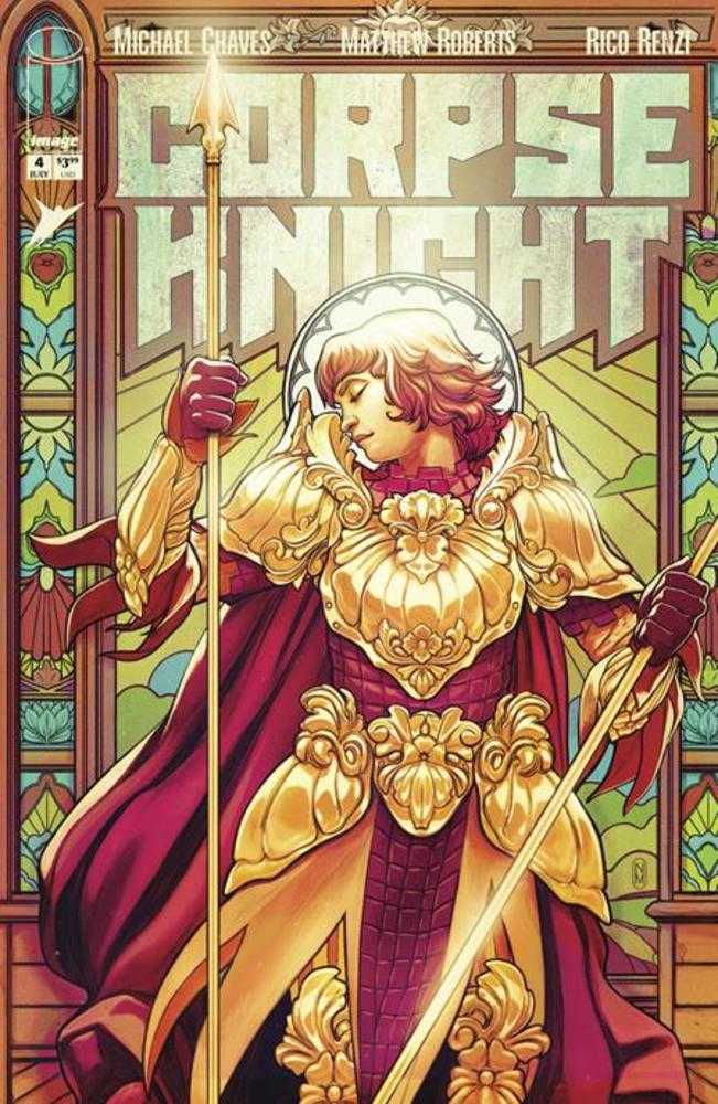 Corpse Knight #4 (Of 6) 1:25 Cover D Nimit Malavia Stained Glass Variant (Mature)
