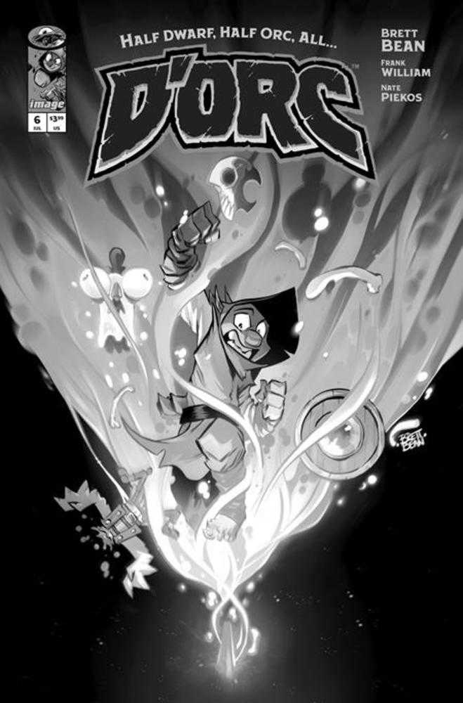 Dorc #6 1:25 Cover C Brett Bean Black & White Variant