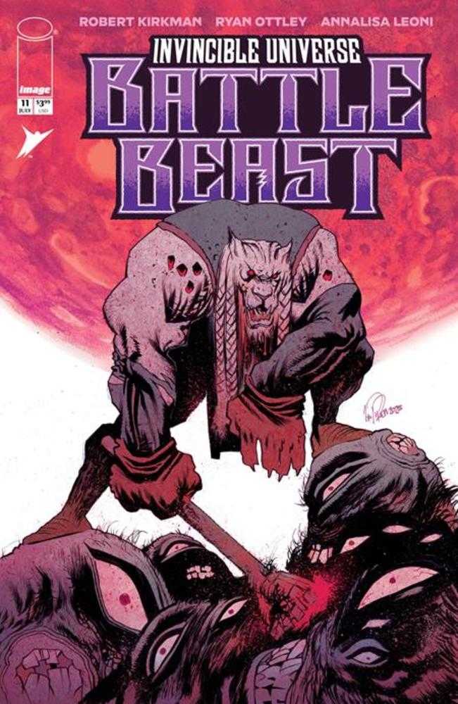 Invincible Universe Battle Beast #11 1:25 Cover D James Harren Variant
