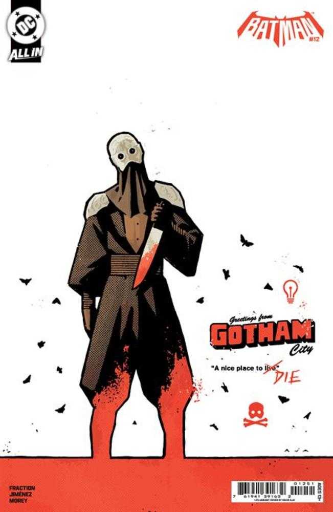 Batman #12 1:25 Cover F David Aja Card Stock Variant