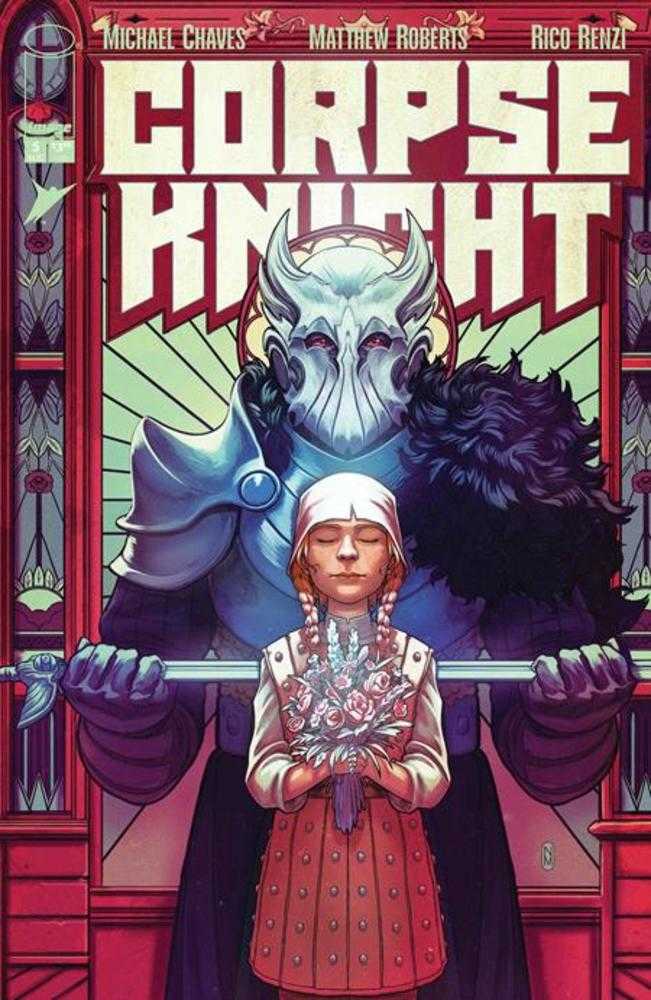 Corpse Knight #5 (Of 6) 1:25 Cover D Nimit Malavia Stained Glass Variant (Mature)