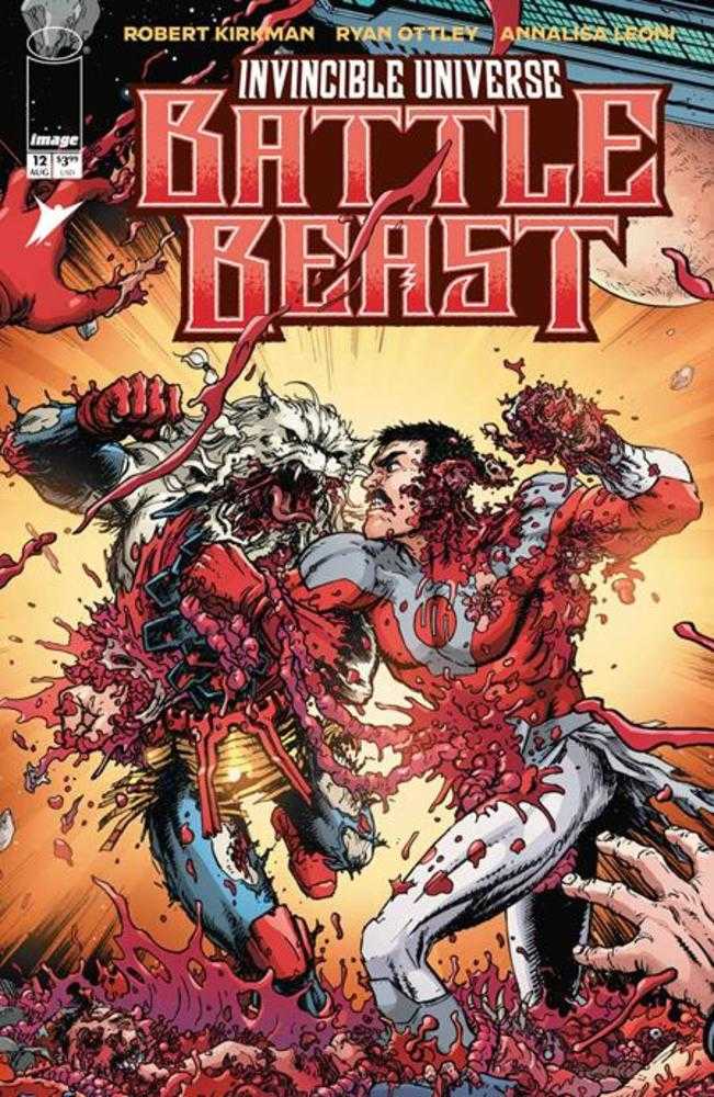 Invincible Universe Battle Beast #12 1:10 Cover C Chris Burnham & Brian Reber Connecting Variant