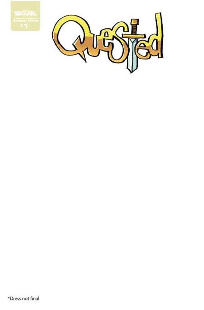 Quested #1 (Of 3) Cover D Blank Sketch Variant