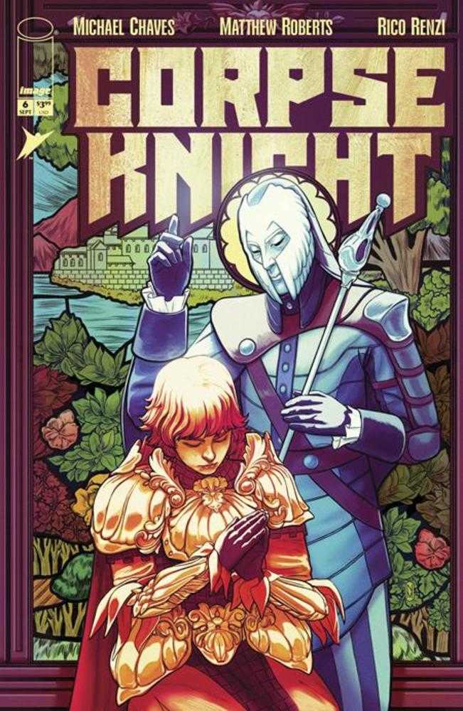 Corpse Knight #6 (Of 6) 1:25 Cover D Nimit Malavia Stained Glass Variant (Mature)