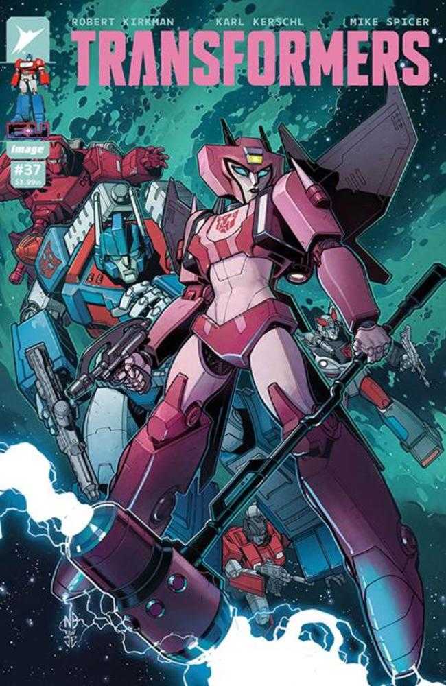 Transformers #37 1:25 Cover D Nick Bradshaw & Jim Charalampidis Variant