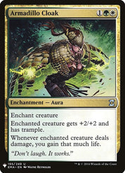Armadillo Cloak - Green/White