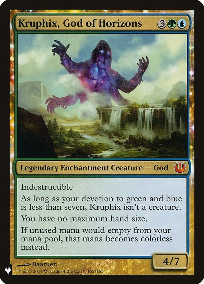 Kruphix, God of Horizons - Green / Blue
