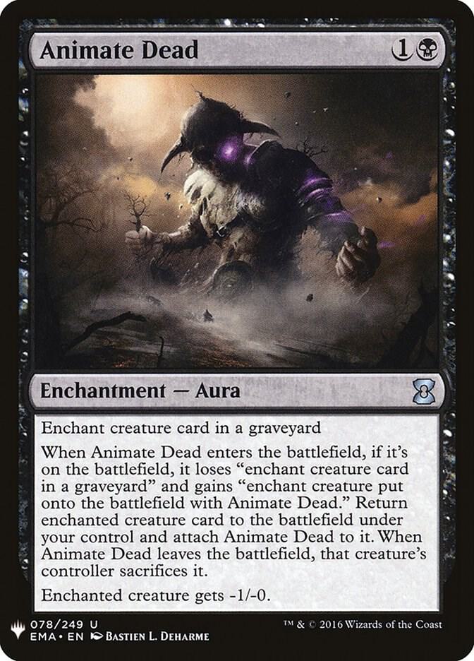 Animate Dead - Black - Staple