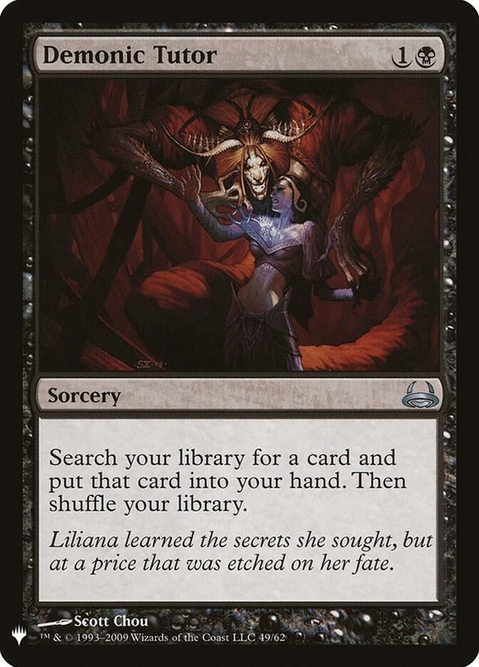 Demonic Tutor - Black