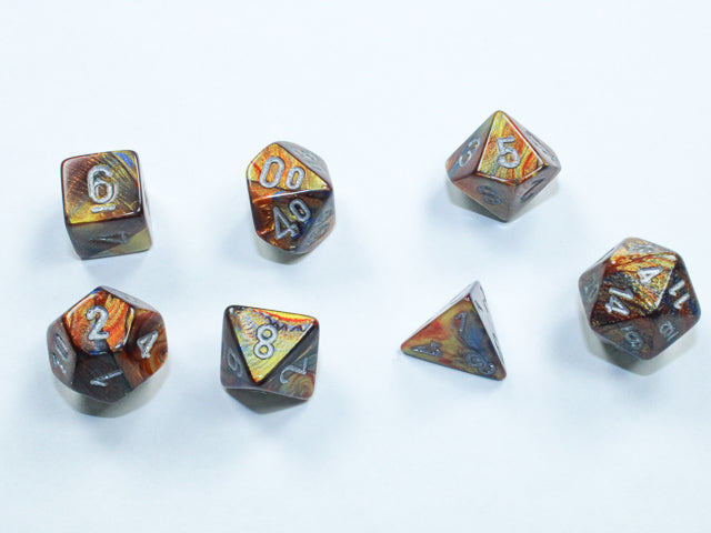 Lustrous® Mini-Polyhedral Gold/silver 7-Die set