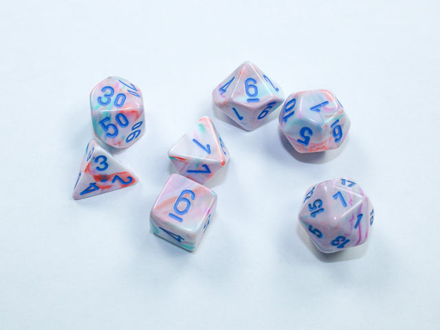 Festive® Mini-Polyhedral Pop Art™/blue 7-Die set