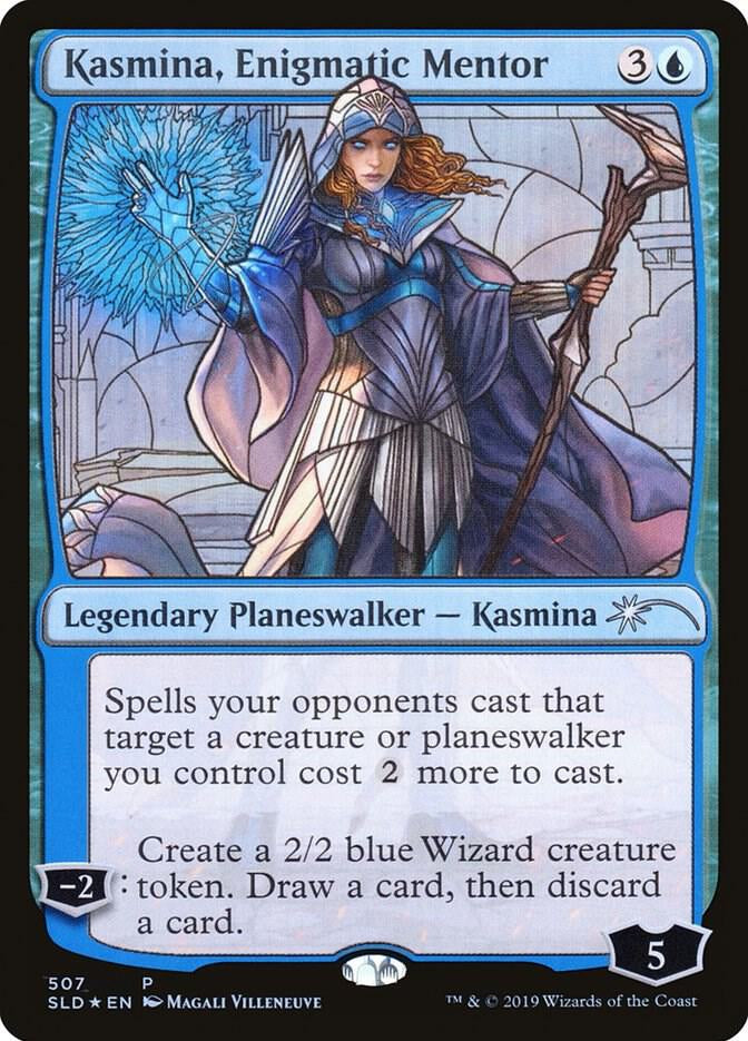 Kasmina, Enigmatic Mentor - Blue