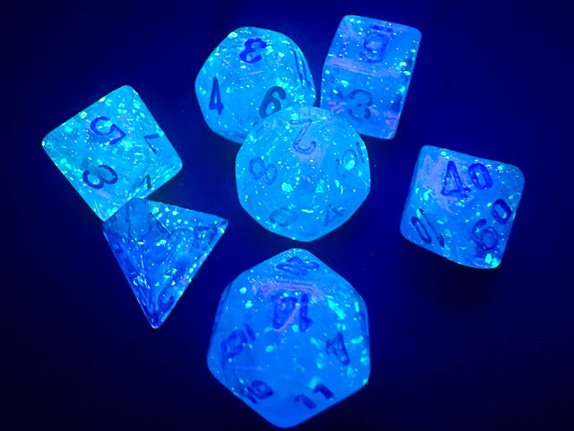 Luminary™ Mini-Polyhedral Sky/silver 7-Die set