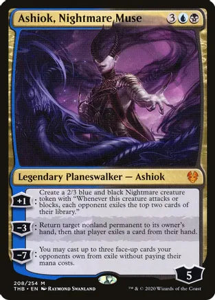 Ashiok, Nightmare Muse - Blue/Black