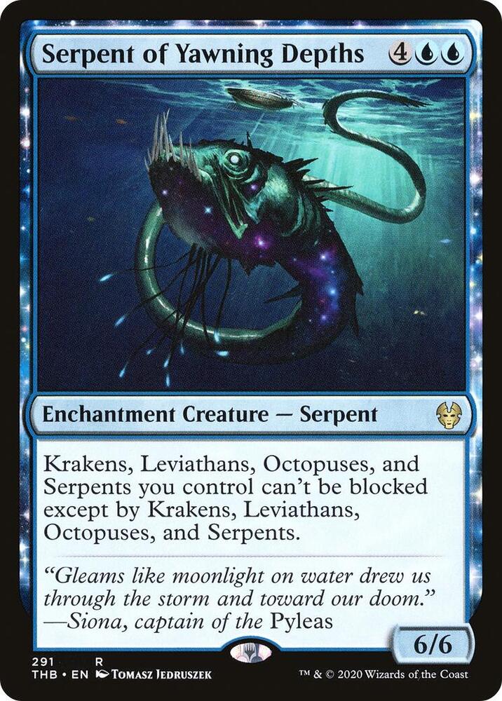 Serpent of Yawning Depths - Blue